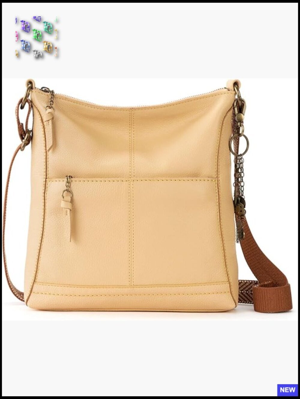 Leather Crossbody Bag Premium Everyday Travel Chic Adjustable Strap Multiple